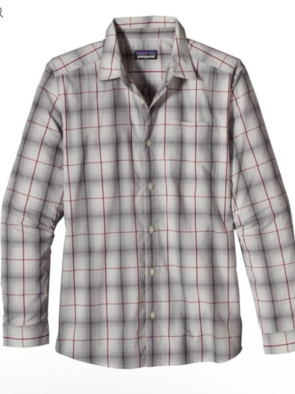 Patagonia Men’s Long-Sleeved Gone Again Shirt in Tufa Nickel